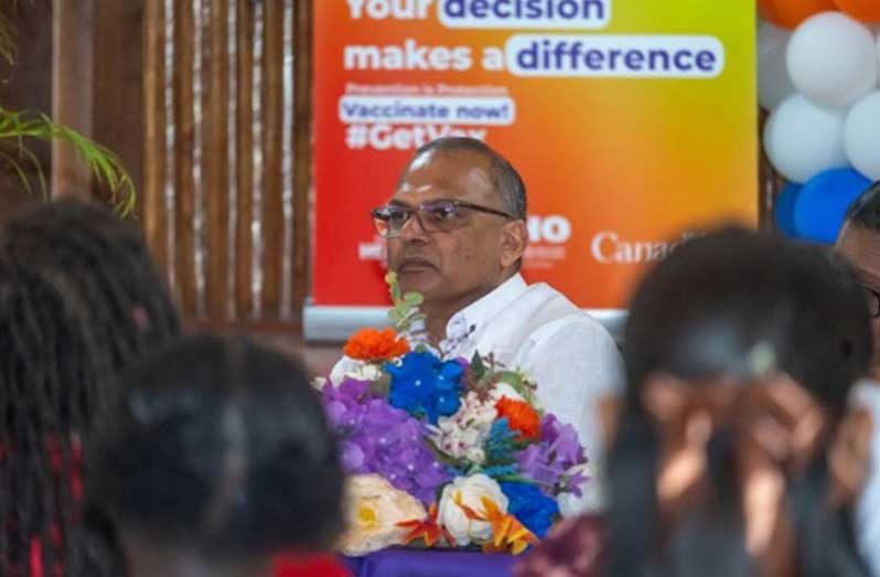 Minister of Health, Dr Frank Anthony