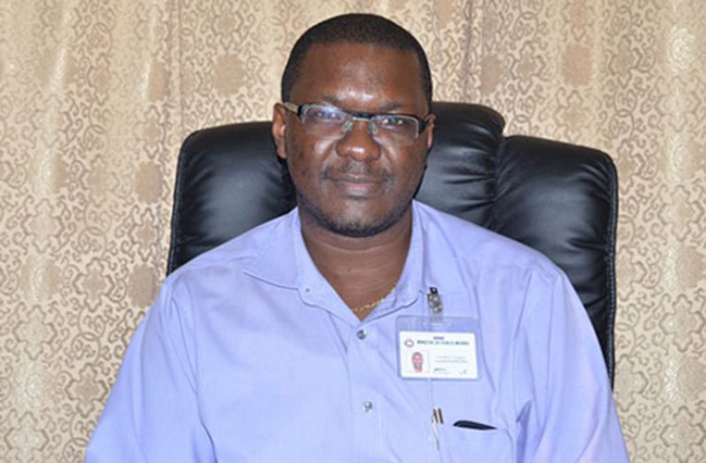 Chief Works Officer, Ministry of Public Infrastructure, Geoffrey Maughn
