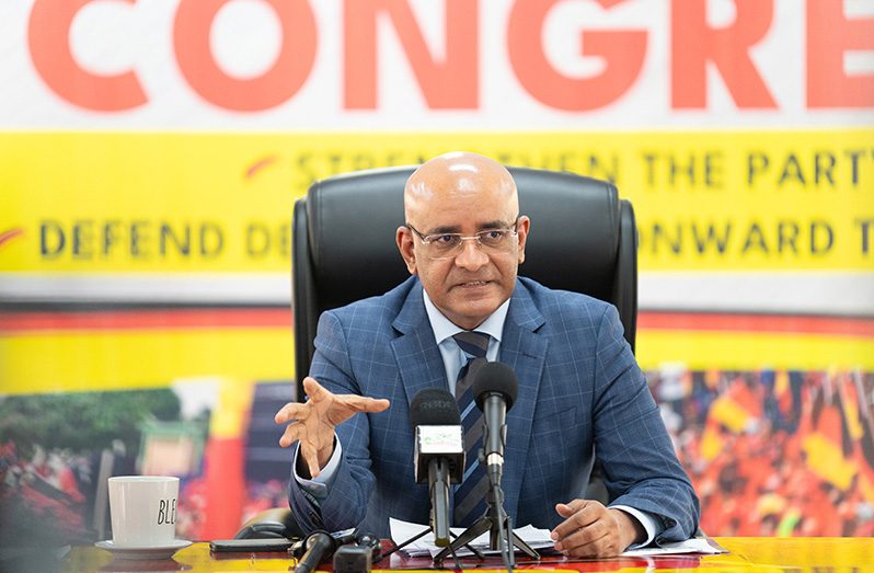 PPP General Secretary and Guyana’s Vice President Dr. Bharrat Jagdeo
