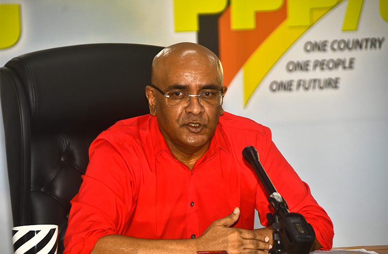 PPP/C General Secretary Dr. Bharrat Jagdeo