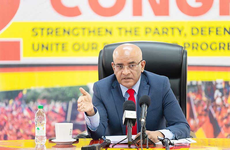 PPP General Secretary, Dr Bharrat Jagdeo