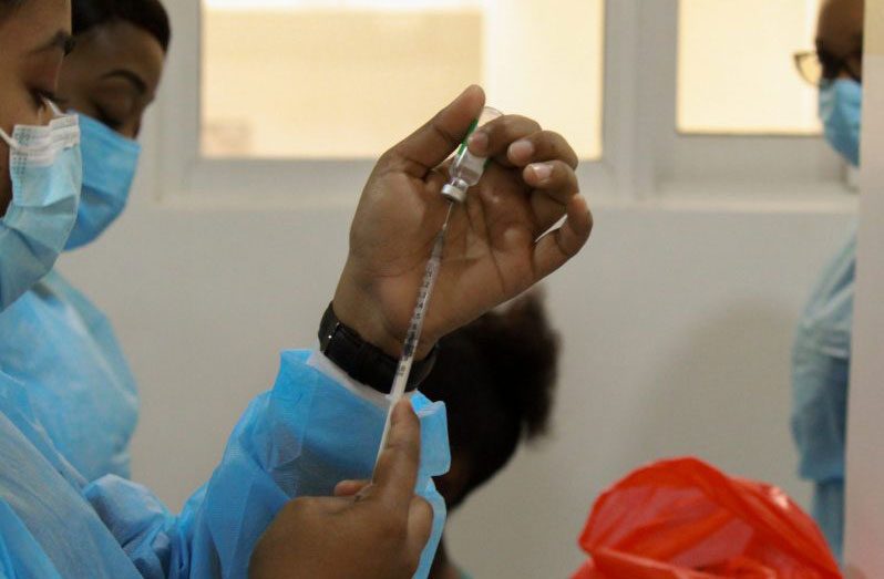 The Oxford-AstraZeneca vaccine currently being distributed in Guyana