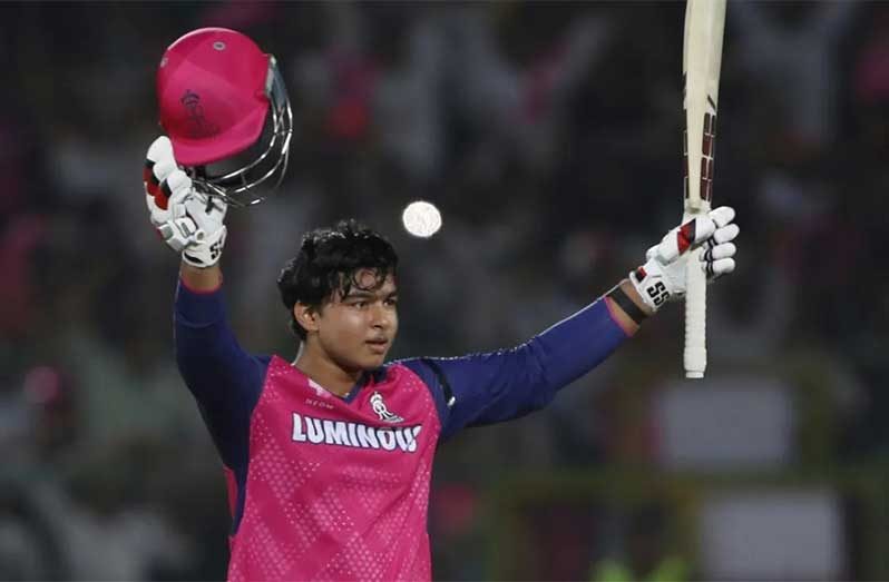 Vaibhav Suryavanshi smashed 11 sixes in his century