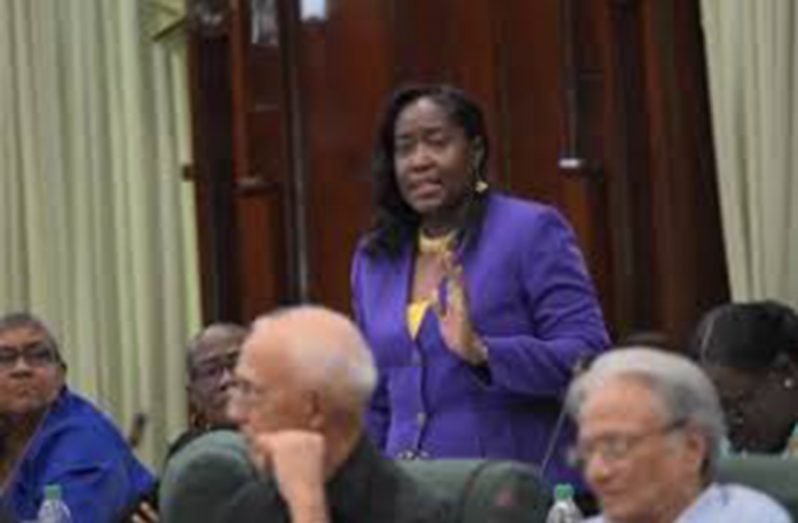 Minister within the Ministry of Communities, Valerie Patterson-Yearwood