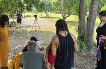 Her latest project, Cherry Corpse, currently in production in Thailand, is a psychological drama with complex layers. Cherry Corpse tells the story of a passionate young American meditation teacher, Cherry, whose dream of establishing a peace retreat spirals into chaos and death as fear and distrust consume her followers
