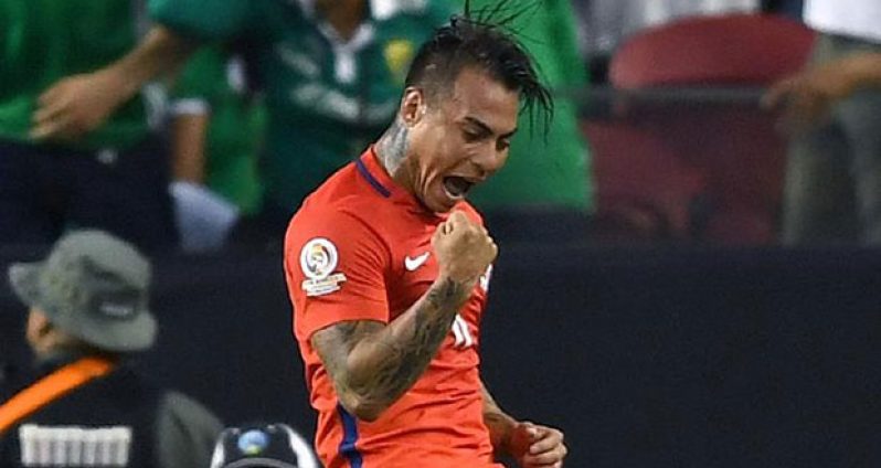 Eduardo Vargas scored four of Chile’s seven goals against Mexico.( AFP photo)
