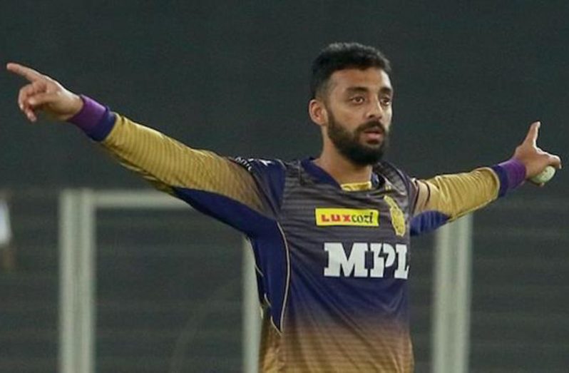 Varun Chakravarthy is one of two Kolkata Knight Riders players to test positive for COVID-19.