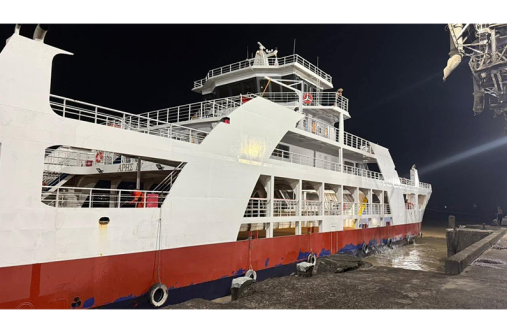 Minister of Public Works Bishop Juan Edghill, on Thursday evening, welcomed the new MV ARIS IV ship, that sailed from Piraeus, Greece, to the Demerara Sugar Terminal