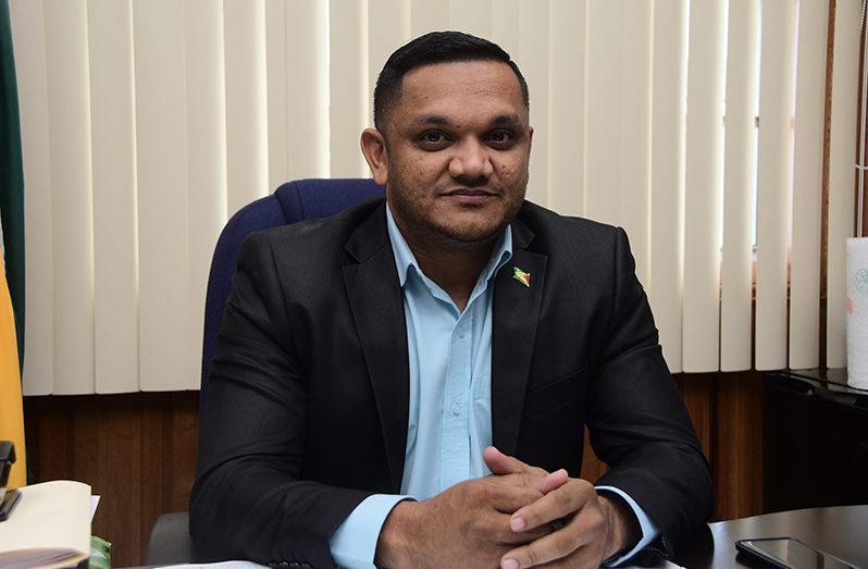 Natural Resources Minister, Vickram Bharrat
Gold