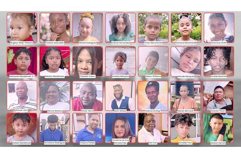 Some of the victims who lost their lives in the MV Barima tragedy