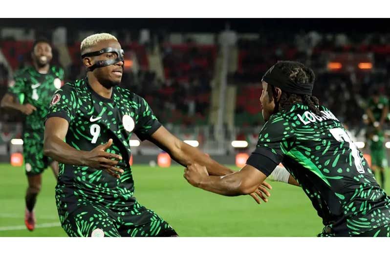Victor Osimhen's double moved him on to three goals at the 2025 Afcon finals.