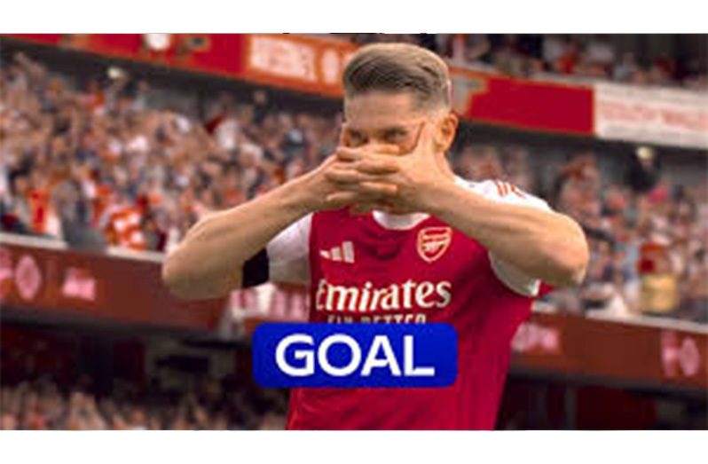 Viktor Gyokeres slots in his first goal for
Arsenal to put hosts further in command