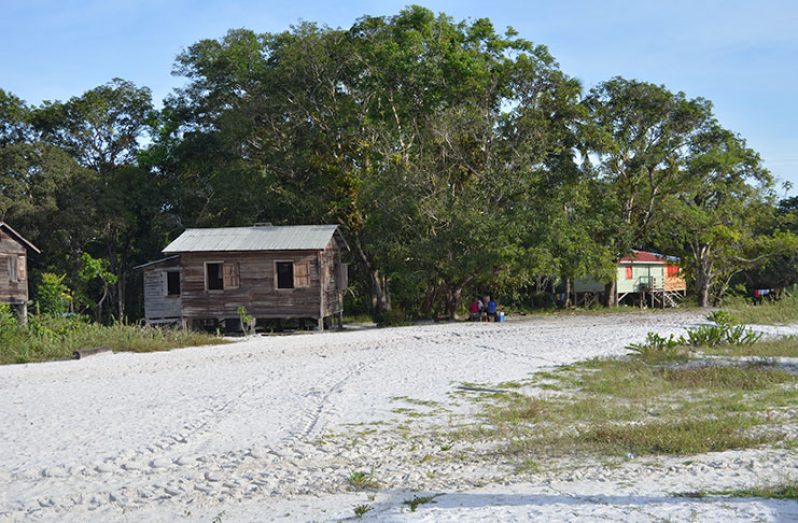 A view of the Indigenous community of Bethany, Essequibo Coast, Region Two