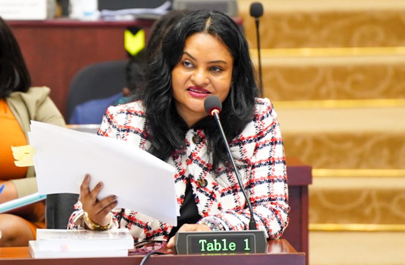 Dr. Vindhya Persaud, Minister of Human Services and Social Security