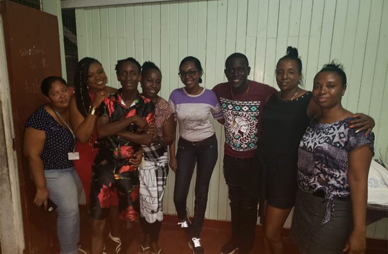 The Vizion Sounds team with some of the Staff at the Sophia Children’s Home
