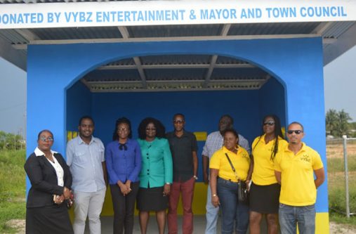 The bus shed at Wisroc that Vybz built