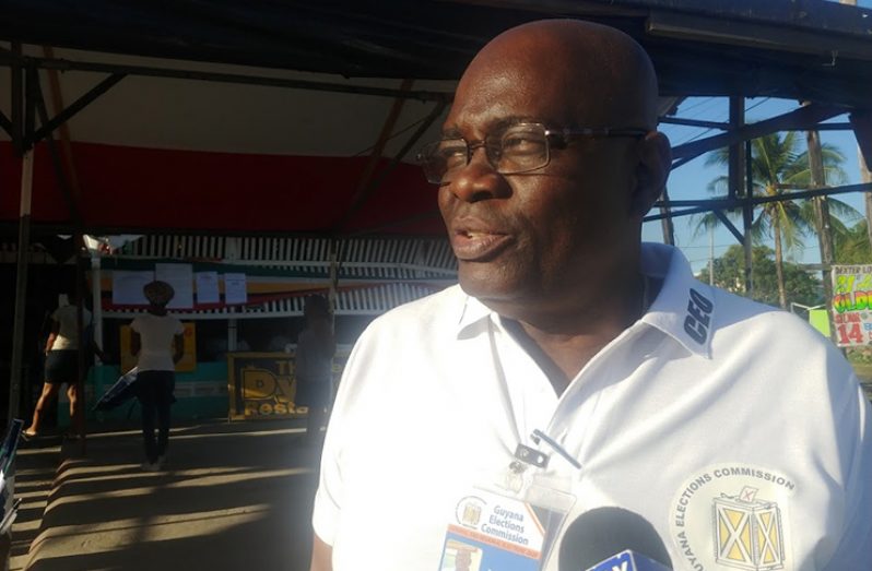 GECOM Chief Elections Officer (CEO), Keith Lowenfield