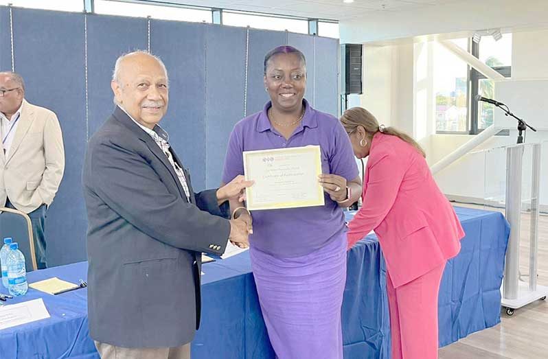 WTC The certificate presentation highlighted the workshop’s role in advancing WTC Georgetown’s mission to equip Guyanese businesses with the tools to innovate, ensure compliance, and compete confidently in international markets