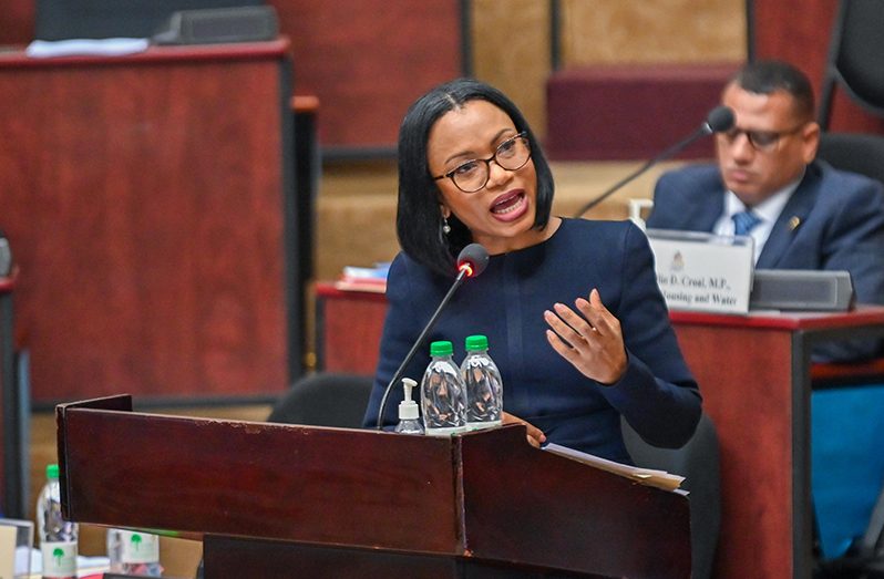 Minister of Tourism, Industry and Commerce Ms. Oneidge Walrond