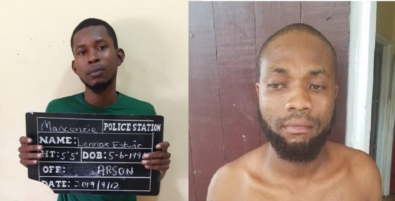 WANTED: Delon 'Demon' Morgan called 'Shane Morgan' (right) and Lennox Estwic