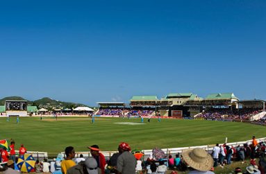 The Warner Park ground which hosted its first international match a decade ago
