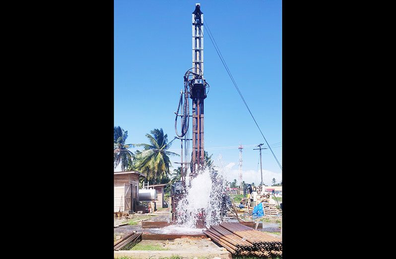Approximately 12,000 persons from Kilcoy, Chesney, Gibraltar, No. 1 Village and parts of Albion, Berbice, will soon enjoy a better level of service, following the completion of a newly drilled well at Chesney