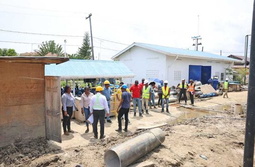 Eleven thousand households are set to benefit from enhanced service and treated water, as work progresses on the water treatment plants at Vergenoegen and Parika in Region Three