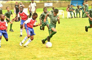 Day two of the courts Pee Wee Football Tournament was rife with action (Adrian Narine Photo)