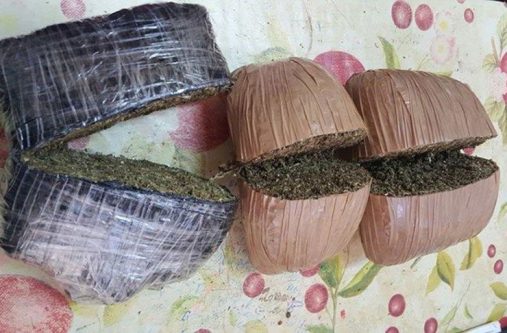The compressed cannabis which was found on the vessel
