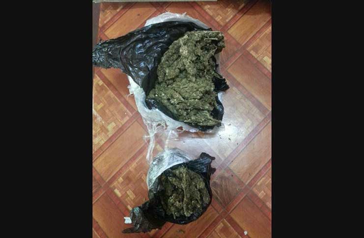 The marijuana found in the possession of the Bartica resident