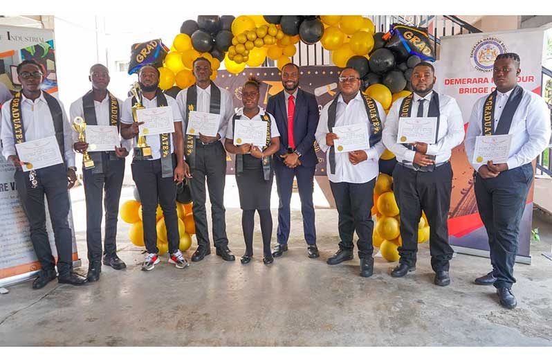 Marking an important milestone in their professional journeys, the Board of Industrial Training (BIT), in collaboration with the Demerara Harbour Bridge Corporation (DHBC), hosted a Welding and Fabrication Apprenticeship Graduation Programme on Tuesday