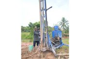 Drilling of a new well in Manawarin