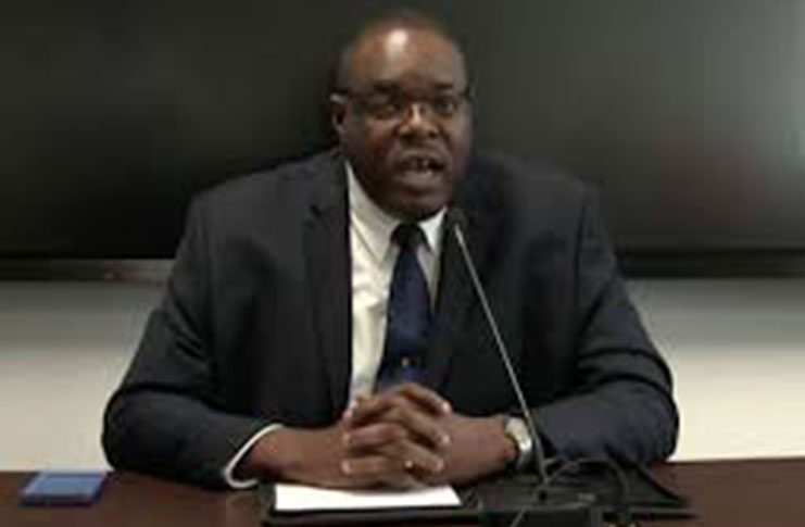 Dr. Wayne Wesley, the Registrar and CEO of Caribbean Examination Council