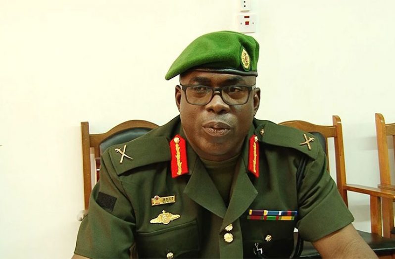 Brigadier Patrick West, Chief-of-staff of the GDF