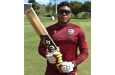 Van Lange just after his entertaining 80 against England U-19 in Grenada