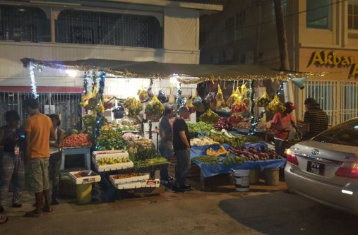 Bharrat's fresh vegetables has been robbed 3 times between November and December 2016. [Ravin Singh photo]