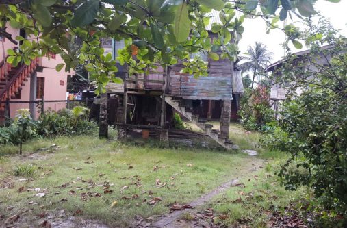 The house where the murder took place. [Rabindra Rooplall photo]