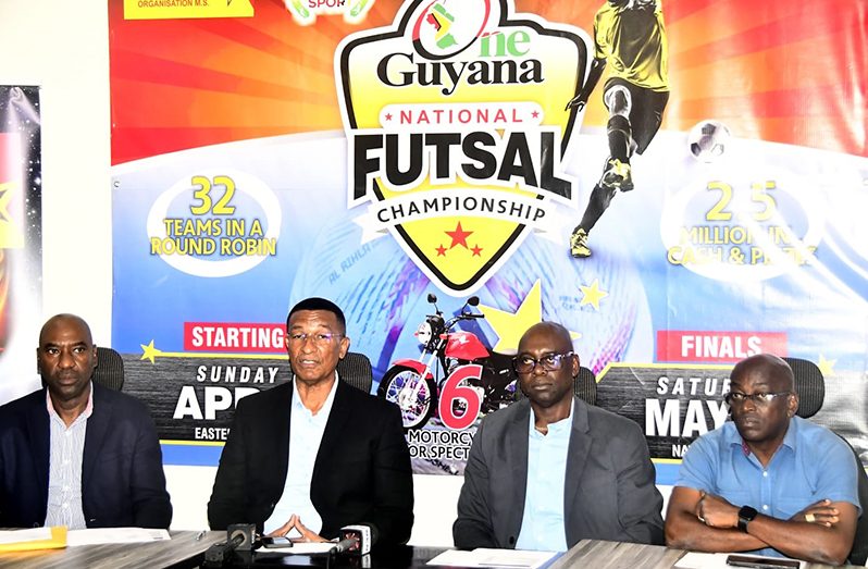 from left, English Parris, Kashif Muhammad, Aubrey Major and Colin Aaron