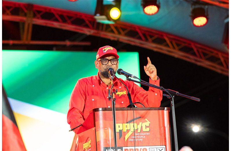 President Dr Mohamed Irfaan Ali  (DPI photos)