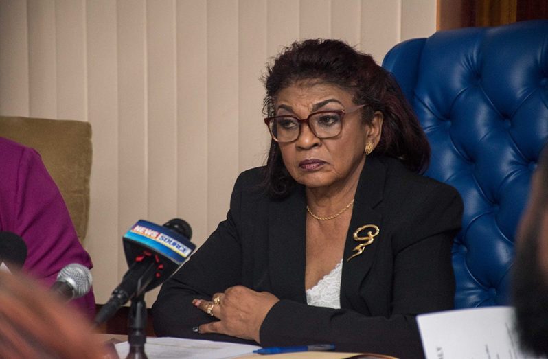 GECOM Chair, Justice of Appeal (Ret'd) Claudette Singh