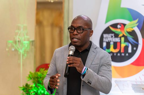 CEO of What’s Happening Guyana, Kwame Mentor