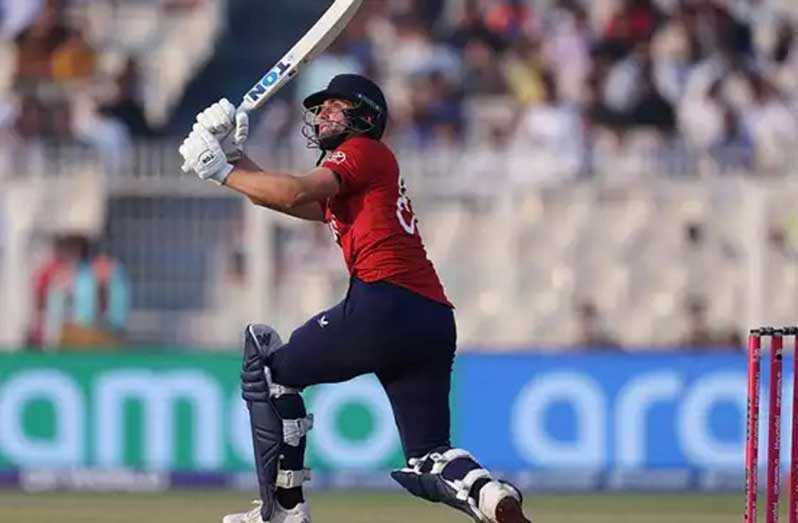 Will Jacks' unbeaten fifty helped England post 202