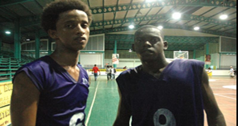 Chris Williams (L) and Harold Adams of the Victory Valley Royals
