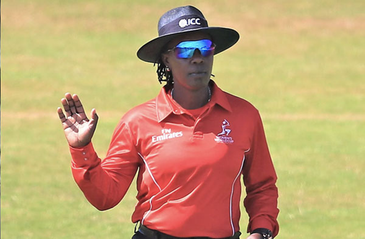 West Indies umpire Jacqueline Williams.