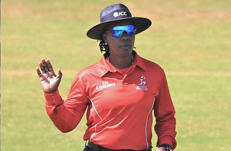 West Indies umpire Jacqueline Williams.