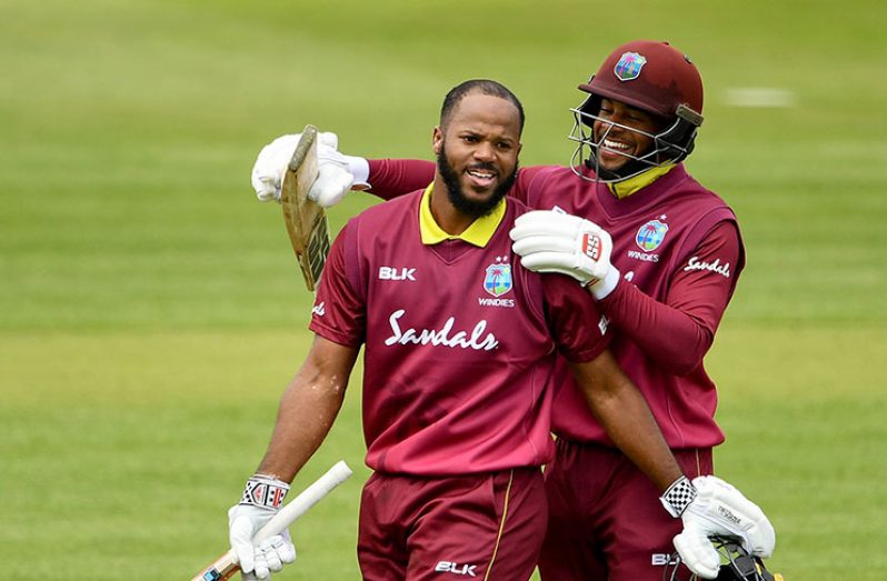 John Campbell and Shai Hope put on the biggest opening stand in all ODI cricket © Sportsfile via Getty Images