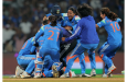 Win India won the semi-final after acing the highest ever chase in women's ODIs  •  Getty Images