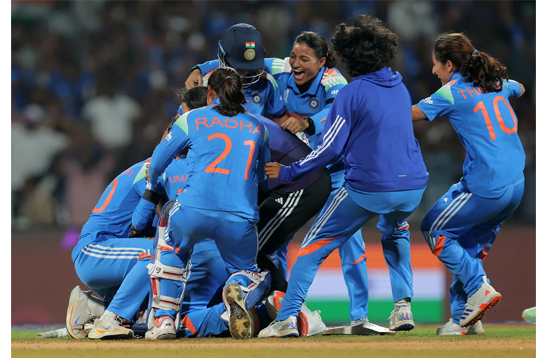 Win India won the semi-final after acing the highest ever chase in women's ODIs  •  Getty Images