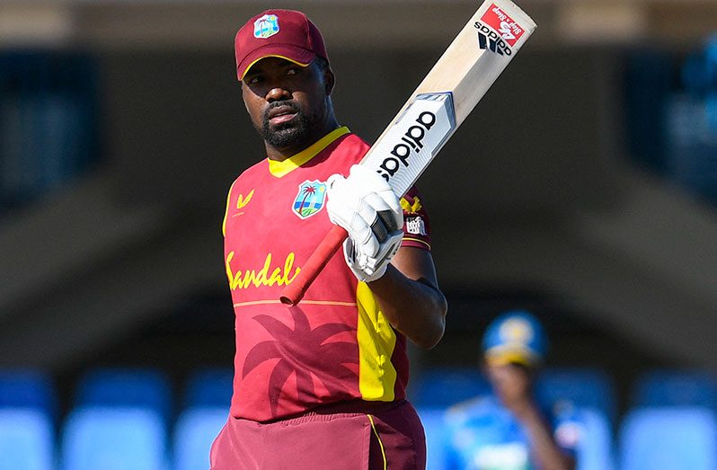 Darren Bravo made his first ODI fifty in two years © AFP/Getty Images