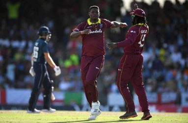 Oshane Thomas' 5 wicket hall saw England being bowled out for 113.(Windies Cricket)